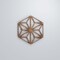 Ekena Millwork Extra Small Hampton Decorative Fretwork Wood Wall Panels, Walnut, 7 3/8"W x 8 1/2"H x 3/8"T WALW08X08X0375HMPWA - alternate 2